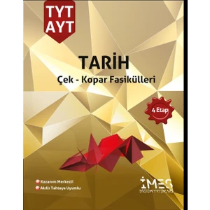 İmes Eğitim Yayınları Tyt-Ayt Tarih 4 Etap Soru Bankası Çek Kopar Fasikülleri