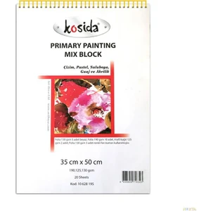 Kosi̇da Resim Defteri Paıntıng Mıx Blok 35 x 50 cm