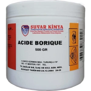 Suvar Kimya Borik Asit 500 gr