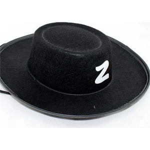 Z Logolu Çocuk Boy Bağcıklı Zorro Şapkası