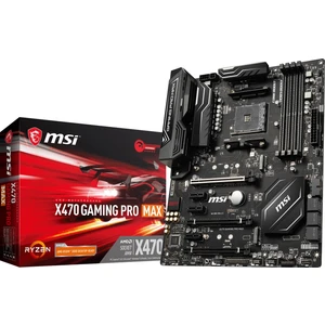 X470 Gaming Pro Max AM4 DDR4 4133OC) DVI HDMI 2xM.2 USB3.1 ATX Anakart