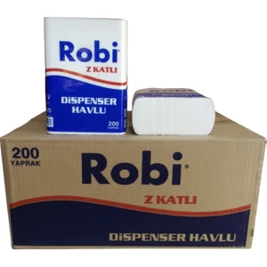 Z Katlama Havlu 200 Yaprak 12 Paket Koli