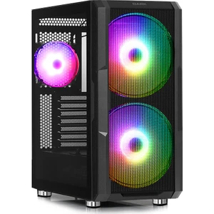 Maxima V20 Temperli Cam Yan Panel, 2x20cm Ön + 1x12cm Arka ARGB LED Fanlı, Dikey Ekran Kartı Takılabilen, USB 3.0 Type-C, ATX Oyuncu Kasası (DKCHMAXV20)