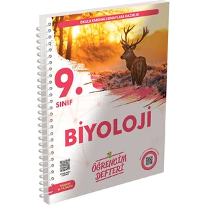 Murat Yayınları 9.Sınıf Biyoloji Öğrencim Defteri