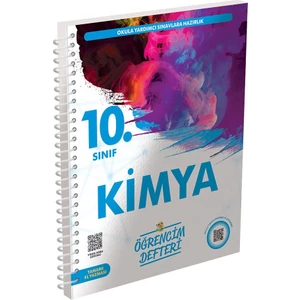 Murat Yayınları 10.Sınıf Kimya Öğrencim Defteri