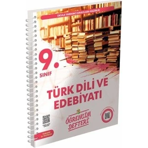 Murat Yayınları 9.Sınıf Türk Dili Edebiyatı Öğrencim Defteri