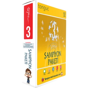 Tonguç Akademi 3. Sınıf Şampiyon Seti