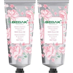 Gül Yağlı Nemlendirici Bakım Kremi 60 Ml x2