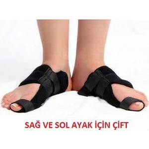 Ayak Baş Parmak Düzeltici Halluks Valgu Gece Ateli Bunyon Bunion-White