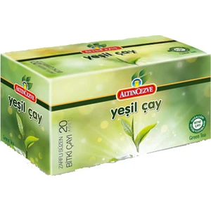 Altın cezve Yeşilçay Süzme Poşet Çay 20 li 40 Gr