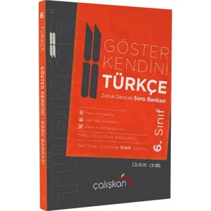 Çalışkan Yayınları 6. Sınıf Göster Kendini Türkçe Zorluk Dereceli Soru Bankası