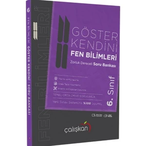 Çalışkan Yayınları 6. Sınıf Fen Bilimleri Göster Kendini Zorluk Dereceli Soru Bankası
