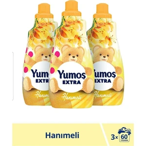 Extra Hanımeli Konsantre Çamaşır Yumuşatıcı 60 Yıkama - 3'lü Paket.set