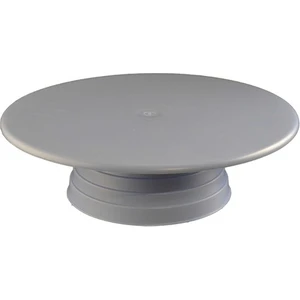 Plastik Döner Pasta Sıvama Standı 32 cm - Beyaz