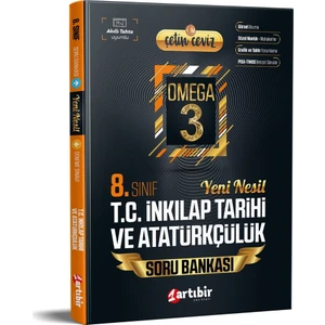 Artıbir Yayınları 8. Sınıf Çetin Ceviz Omega Inkilap Yeni Nesil Soru Bankası