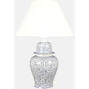 Qdec Bleu Blanc Şah Vazo Abajur Haliç K.beyaz