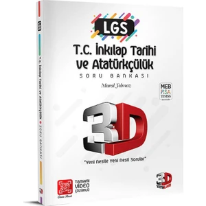 3D Yayınları LGS Tc.inkılap Tarihi ve Atatürkçülük Soru Bankası