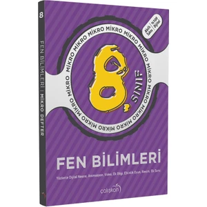 Çalışkan Yayınları 8. Sınıf Fen Bilimleri Mikro Defter