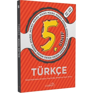 Çalışkan Yayınları 5. Sınıf Türkçe Mikro Defter