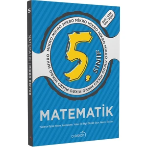 Çalışkan Yayınları 5. Sınıf Matematik Mikro Defter