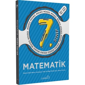 Çalışkan Yayınları 7. Sınıf Matematik Mikro Defter