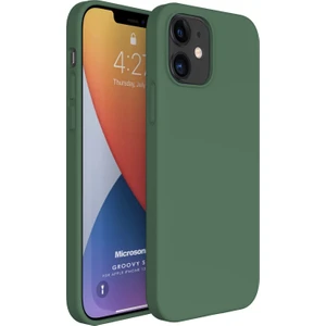 Apple iPhone 12 Mini Kılıf Groovy Soft Koyu Yeşil