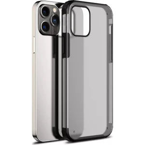 Apple iPhone 12 Pro Kılıf Frosted Frame Siyah