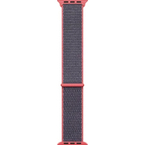 Apple Watch Uyumlu Se 44mm Hasırlı Kordon Woven Sport Loop Koyu Pembe