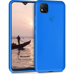 Matte Silikon Xiaomi Redmi 9c Kılıf Mavi