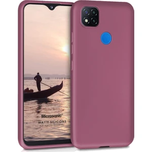 Matte Silikon Xiaomi Redmi 9c Kılıf Mor