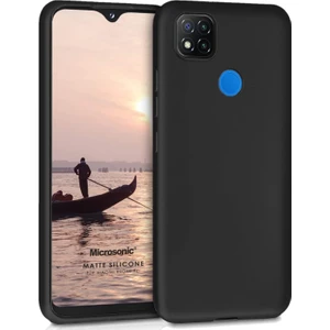 Matte Silikon Xiaomi Redmi 9c Kılıf Siyah