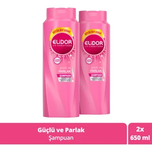 Güçlü ve Parlak Saç Bakım Şampuanı 650 ml x 2 Adet