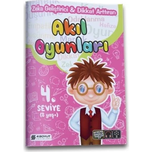 4 Boyut Yayınları Akıl Oyunları 4.Seviye