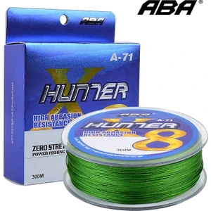 Hunter X8 8 Kat Örgü Ip Misina 300 mt Yeşil Renk 0.165 mm