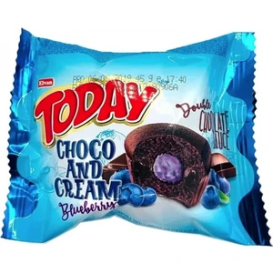 Today Choco And Cream Blueberry Yaban Mersinli 50 gr  24'lü (1 Kutu)