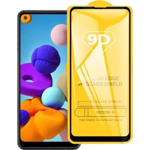 Samsung Galaxy A21 9D Full Glue Tempered Cam Ekran Koruyucu AL-32936