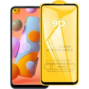 Samsung Galaxy A11 9D Full Glue Tempered Cam Ekran Koruyucu AL-32935