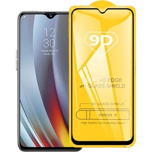 Oppo Realme 6i 9D Full Glue Tempered Cam Ekran Koruyucu AL-32920