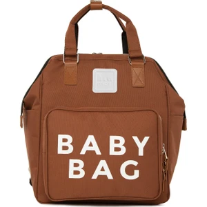 Taba Baby Bag Baskılı Cepli Anne Bebek Bakım Sırt Çantası