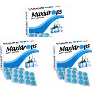 Maxidrop Nane & Mentol Boğaz Pastili - 3'lü