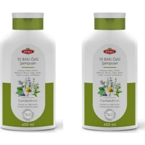 10 Bitki Özlü Şampuan 400 ml 2'li Set