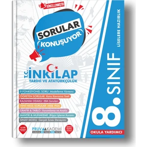 Pruva Akademi 8. Sınıf T.C. Inkılap Tarihi ve Atatürkçülük Sorular Konuşuyor
