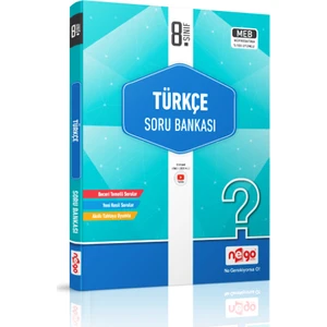 Nego Yayınları  8. Sınıf Türkçe Soru Bankası
