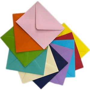 Doğan Zarf Karışık Renkli Zarf 7 x 9 cm MİNİ BOY 10'lu