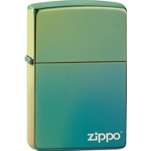 Çakmak 49191ZL High Polish Teal Zippo Logo