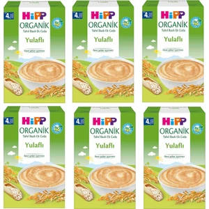 Organik Yulaflı Kaşık Maması 200 gr 6'lı Paket