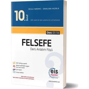 Eis Yayınları 10.Sınıf Felsefe Ders Anlatım Föyü