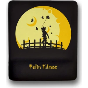 Atölye Çizgi Kelebek Toplayıcısı Kişiye Özel Mouse Pad