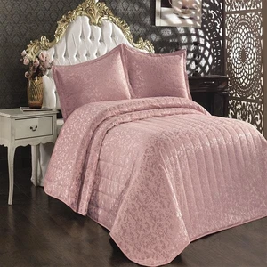 Çapa Home Çift Kişilik Yatak Örtüsü  Bulut Pudra