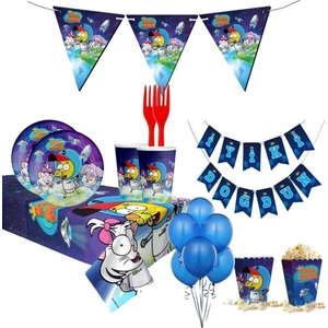 Kral Şakir Uzayda Doğum Günü Konsepti 8 Kişilik